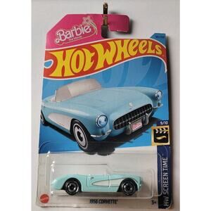 Hot Wheels 1956 Corvette Barbie The Movie 183/250 HW Screen Time Series 9/10